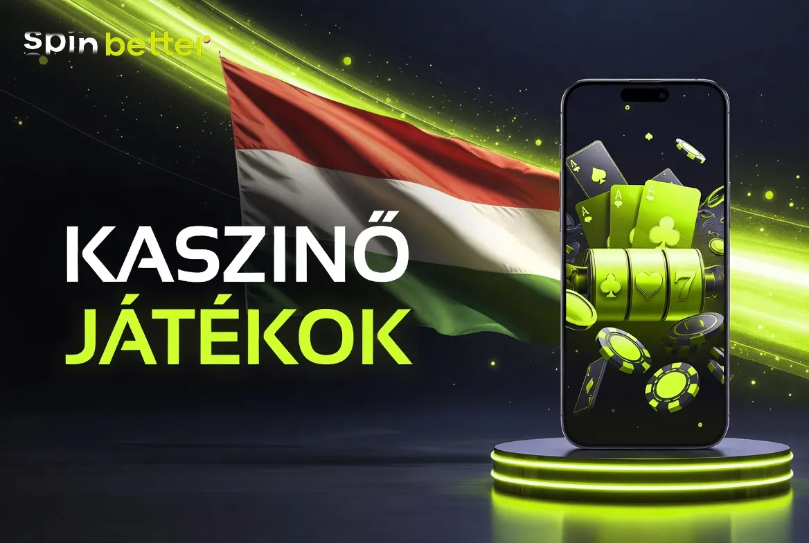 SpinBetter casino magyar nyelvű játéklobbija asztali böngészőben