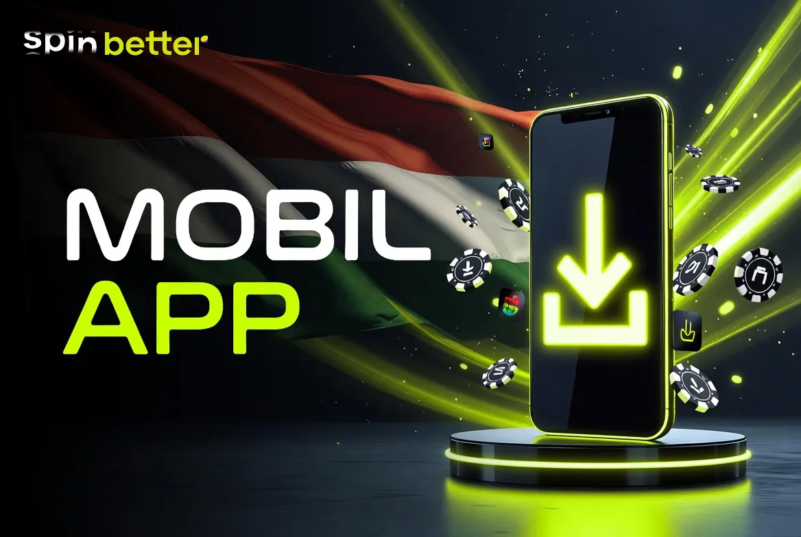 SpinBetter app letöltési felülete Android készüléken