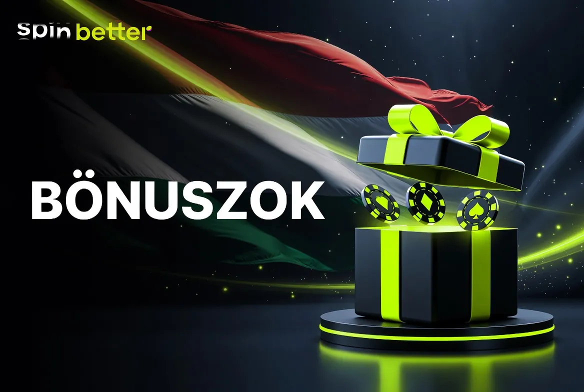 SpinBetter bonus ajánlata a kaszinó magyar promóciós oldalán